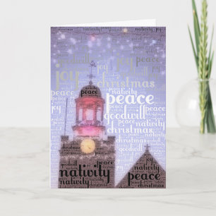 Christmas words card