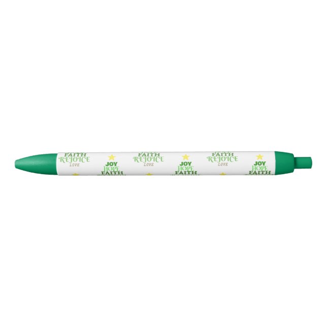 Christmas Words Christmas Tree Black Ink Pen (Front)