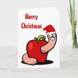 Christmas Worm Card