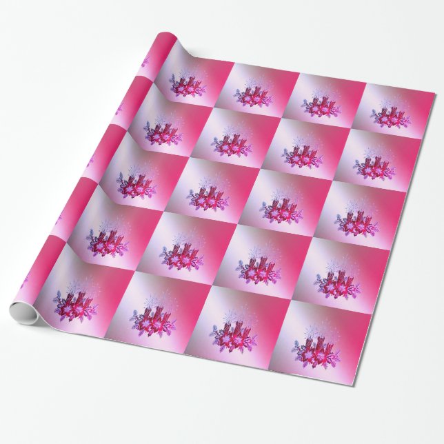 CHRISTMAS WRAP STYLE AND DESIGN WRAPPING PAPER (Unrolled)