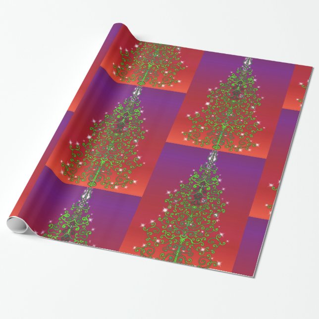 christmas wrap wrapping paper (Unrolled)