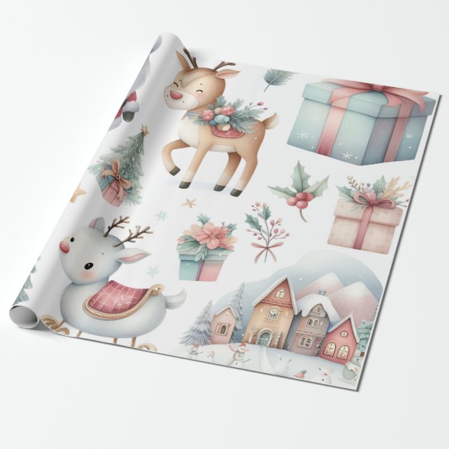 Christmas wrapping Paper (Unrolled)