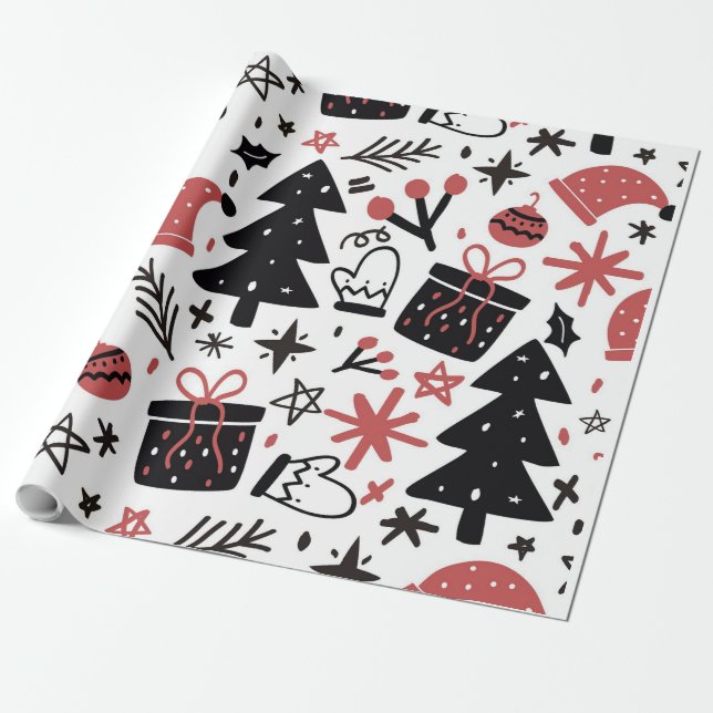 christmas wrapping paper (Unrolled)
