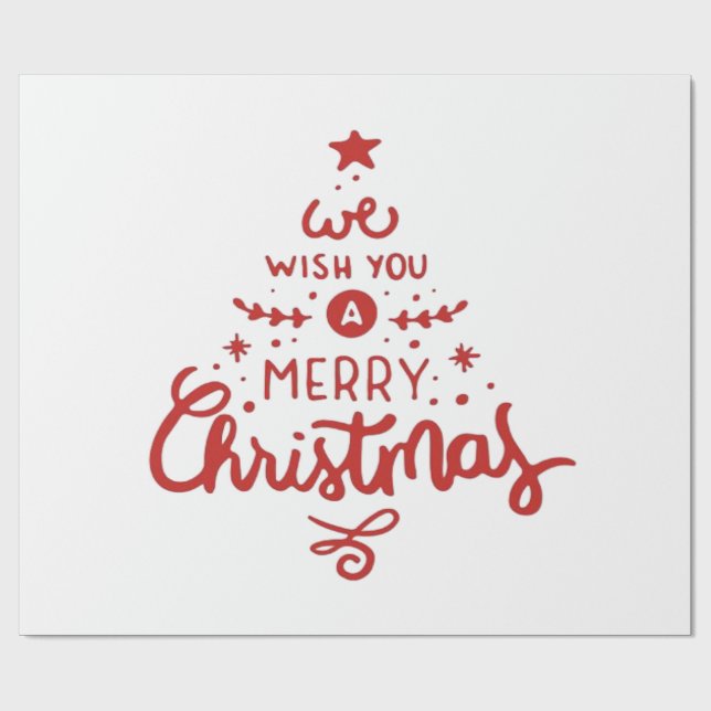 Christmas  wrapping paper (Flat)