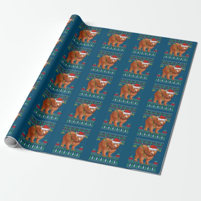 Christmas  wrapping paper (Unrolled)