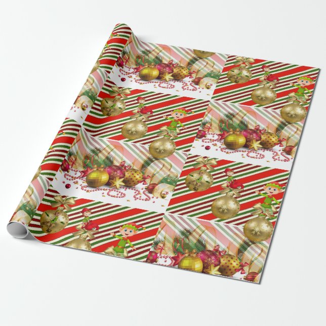 Christmas Wrapping Paper (Unrolled)