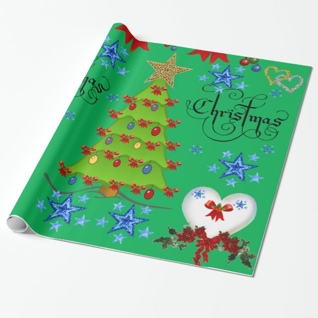Christmas Wrapping Paper (Unrolled)