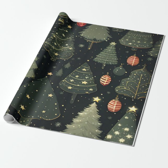 Christmas Wrapping Paper (Unrolled)