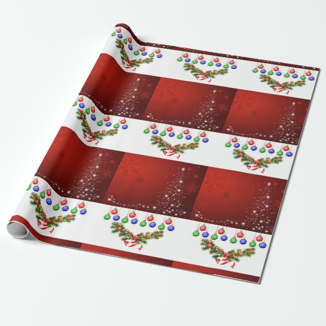 Christmas Wrapping Paper (Unrolled)