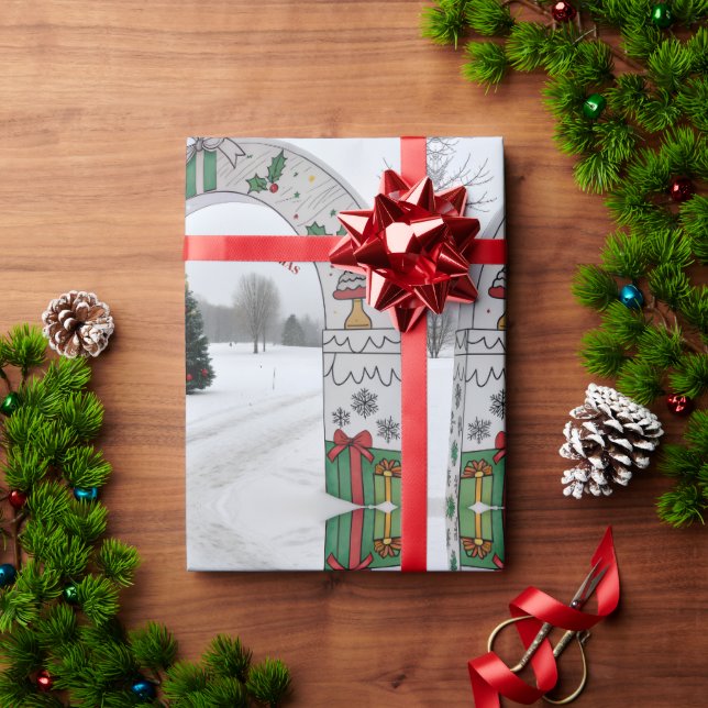 Christmas Wrapping Paper (Holiday Gift)