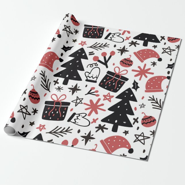 "Christmas" Wrapping Paper (Unrolled)