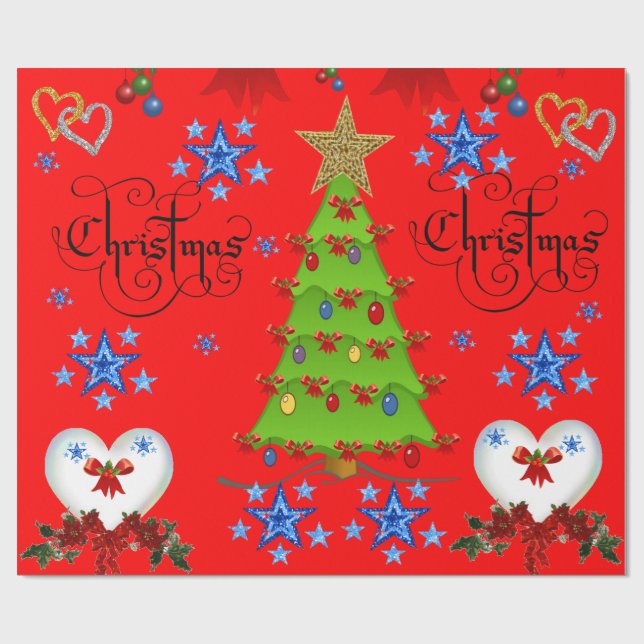 Christmas Wrapping Paper (Flat)