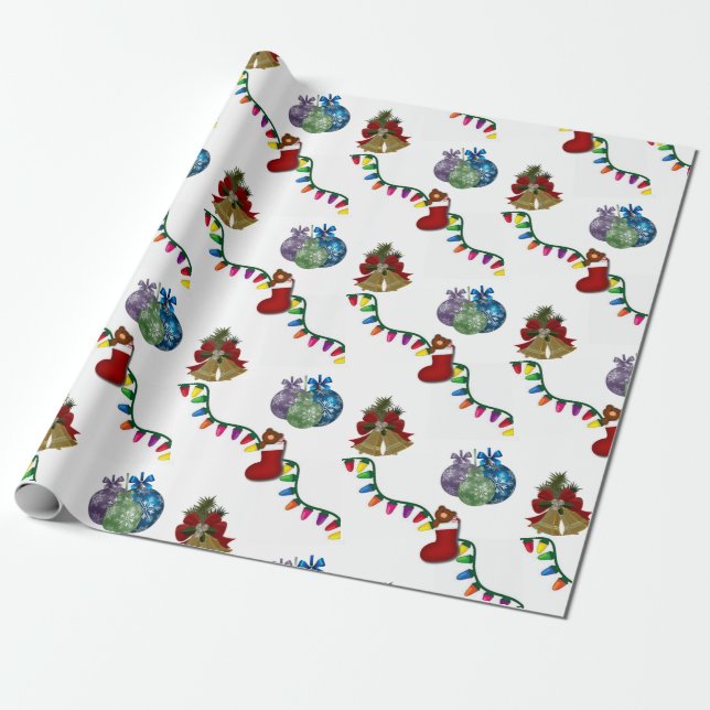 Christmas Wrapping Paper (Unrolled)