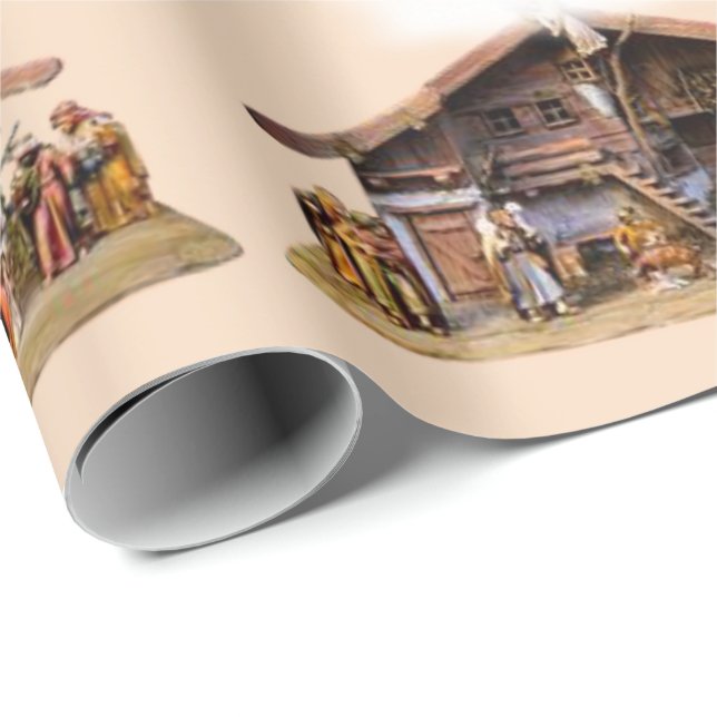 Christmas Wrapping Paper Baby Jesus (Roll Corner)