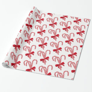 Christmas Wrapping Paper-Candy Canes Paper