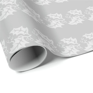 Christmas Wrapping Paper-Holly Paper