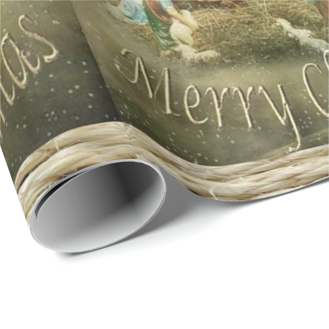 Christmas Wrapping Paper Jesus (Roll Corner)