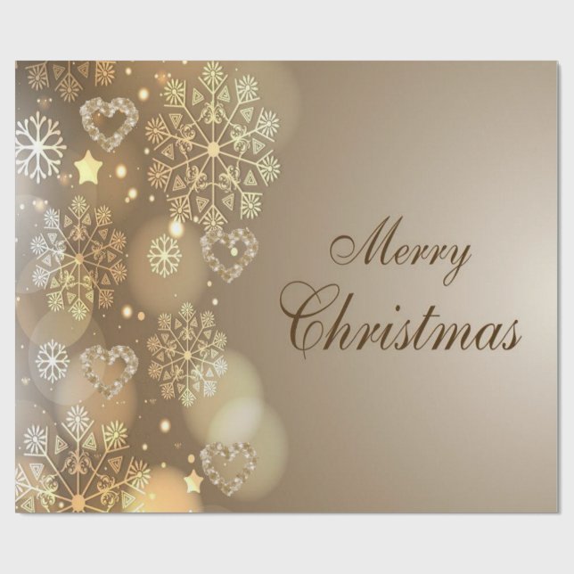 Christmas Wrapping Paper Merry Christmas (Flat)