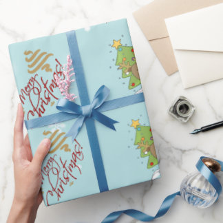 Christmas wrapping paper. paper