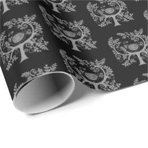 Christmas Wrapping Paper-Partridge In Pear Tree Paper