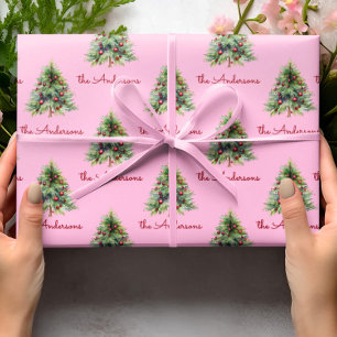 Christmas Wrapping Paper, Personalised White Xmas Wrapping Paper