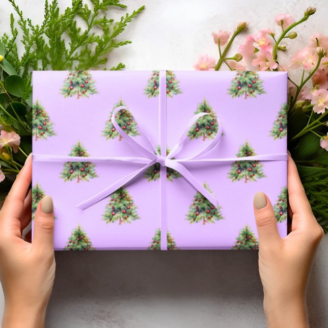 Christmas Wrapping Paper, Pine Tree Christmas Wrapping Paper (Creator Uploaded)