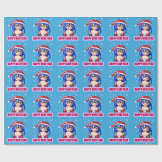 Christmas Wrapping Paper Santa Claus, anime