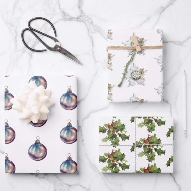 Christmas Wrapping Paper Sheet (Front)