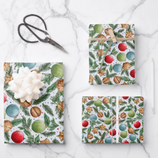Christmas Wrapping Paper Sheet Set