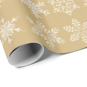 Christmas Wrapping Paper-Snowflakes Paper