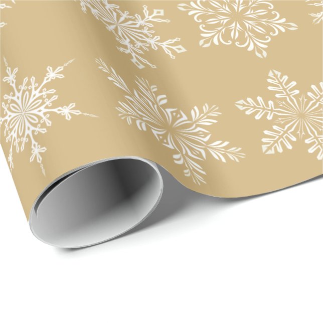 Christmas Wrapping Paper-Snowflakes Paper (Roll Corner)
