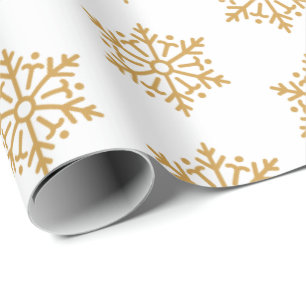 Christmas Wrapping Paper-Snowflakes Paper