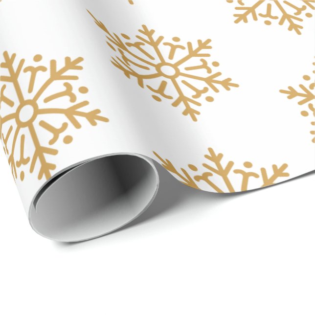 Christmas Wrapping Paper-Snowflakes Paper (Roll Corner)