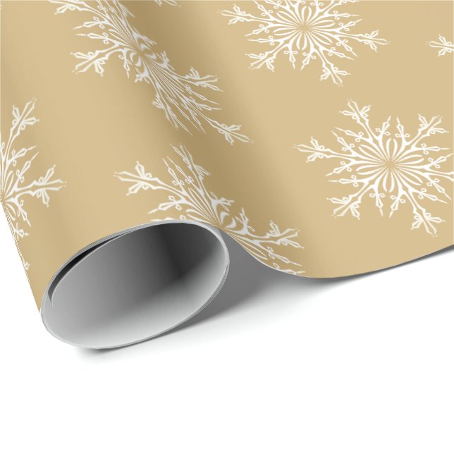 Christmas Wrapping Paper-Snowflakes Paper (Roll Corner)