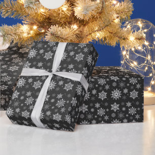 Christmas Wrapping Paper-Snowflakes Wrapping Paper