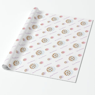 Christmas Wrapping Paper-Snowflakes Wrapping Paper