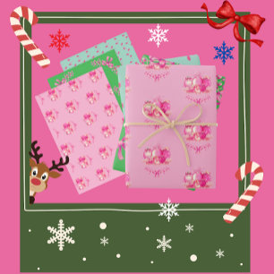 Christmas Wrapping Paper Trio 