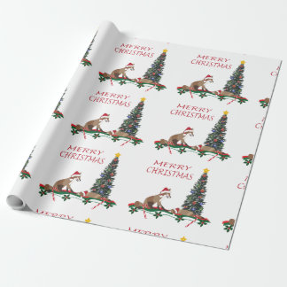 Christmas wrapping paper, wildlife  wrapping paper