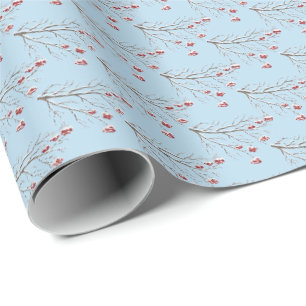 Christmas Wrapping Paper-Winter Berry Paper