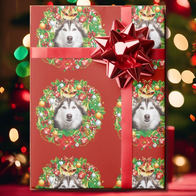 Christmas Wrapping Paper YOUR PHOTO dog cat kids (Creator Uploaded)