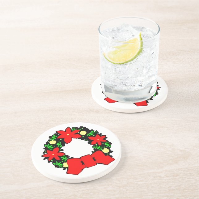 Christmas Wreath Coaster (Side)