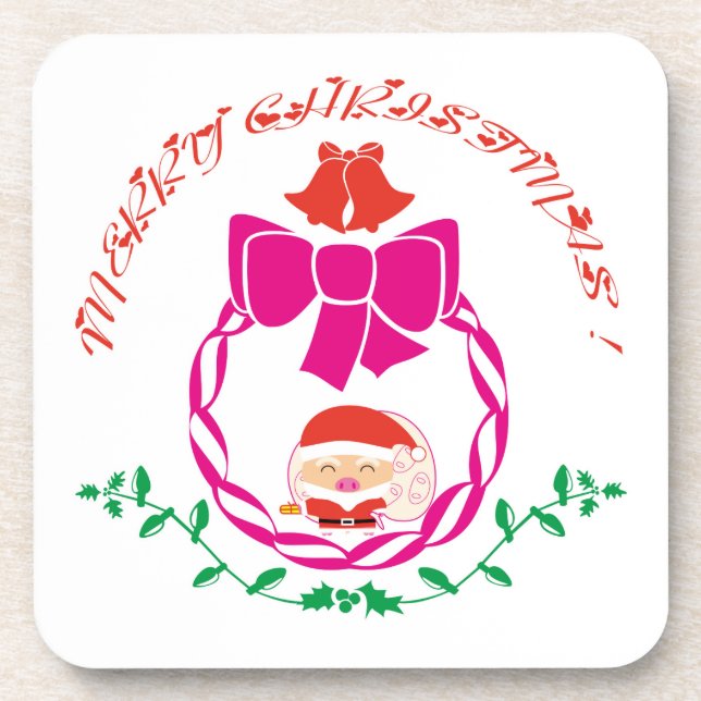 Christmas wreath coaster (Front)