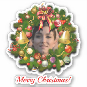 Christmas Wreath Customised With Your Photo