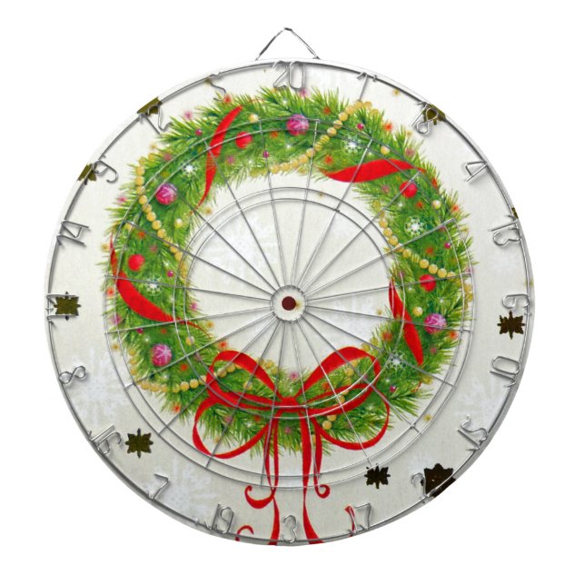 Christmas Wreath Dartboard (Front)