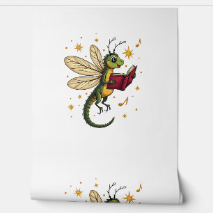 Christmas Wreath Dragonfly Wallpaper