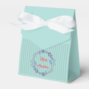 Christmas wreath favour box