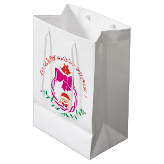 Christmas wreath Gift Bags