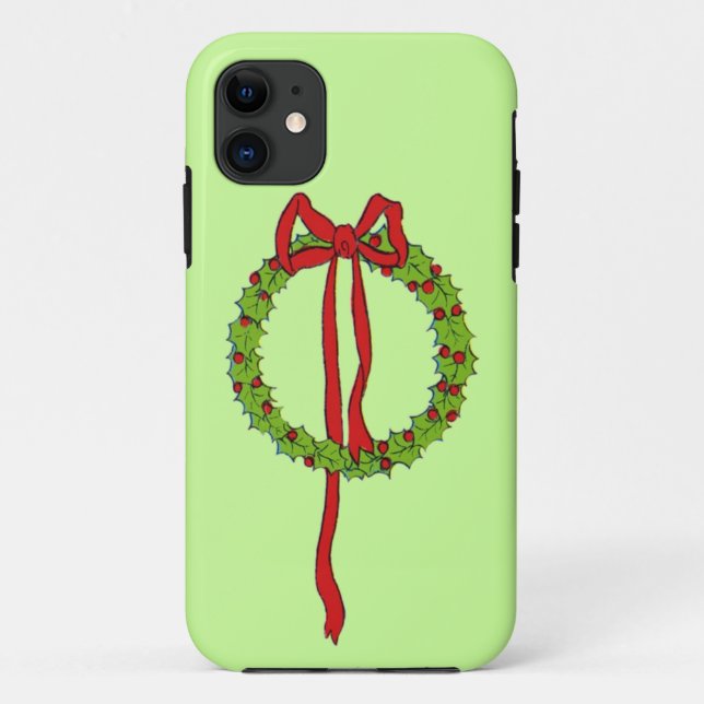 Christmas Wreath iPhone5 Case (Back)