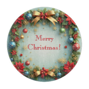 🎁Christmas Wreath Kitchen Decor Gift Board ✨