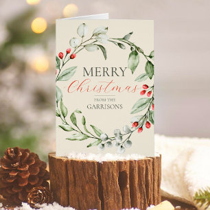 Christmas Wreath Merry Christmas Non-Photo